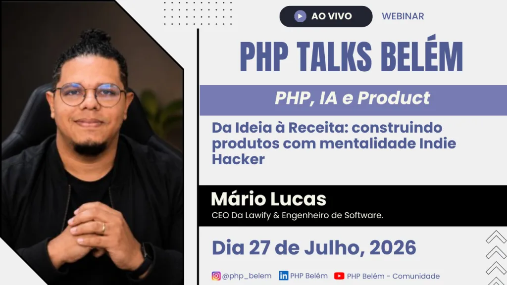 
<span>DA IDEIA À RECEITA: Construindo produtos com mentalidade Indie Hacker!</span>
